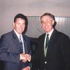 Jean Claude avec Stephen Roche... livraison d'une voiture- Octobre 1994